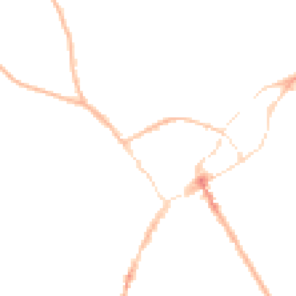 Night-time road noise heatmap for SY11 1DQ