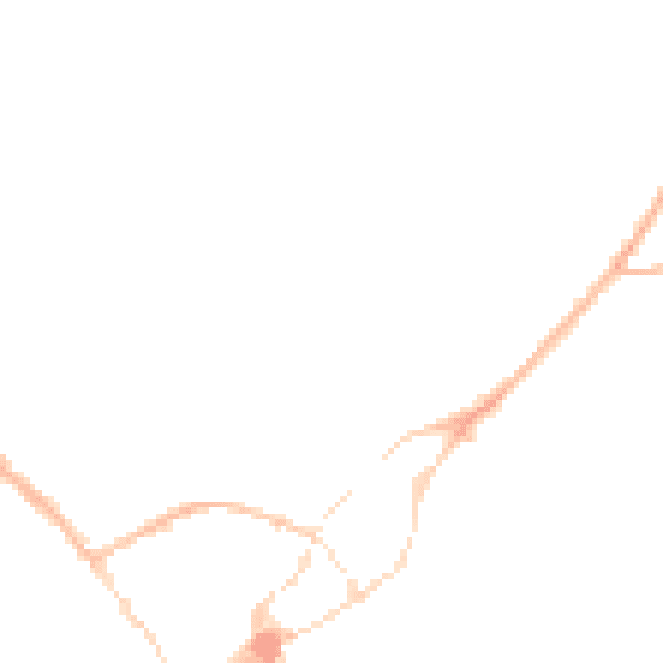 Night-time road noise heatmap for SY11 1DU