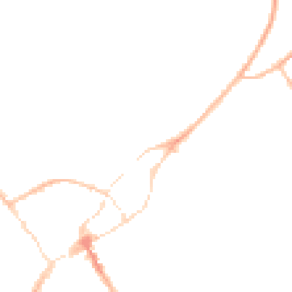 Night-time road noise heatmap for SY11 1FD