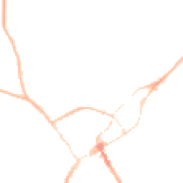 Night-time road noise heatmap for SY11 1LP