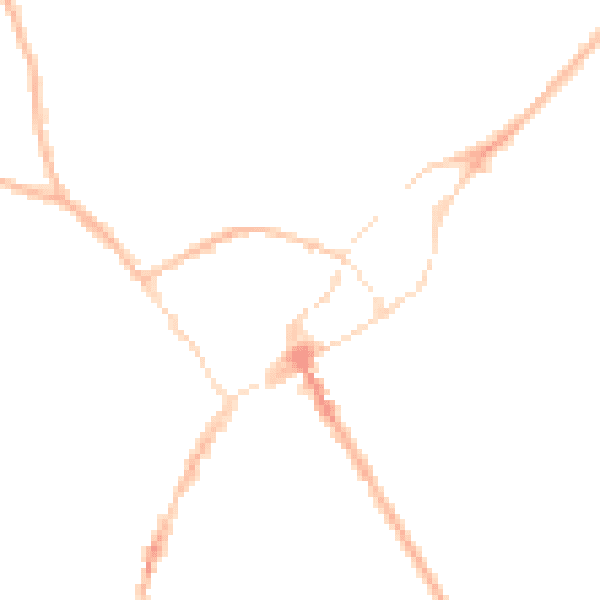 Night-time road noise heatmap for SY11 1QD