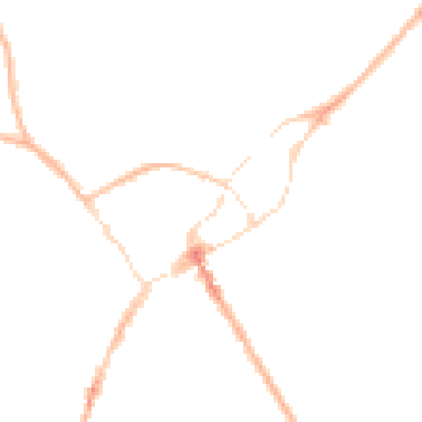 Night-time road noise heatmap for SY11 1QE