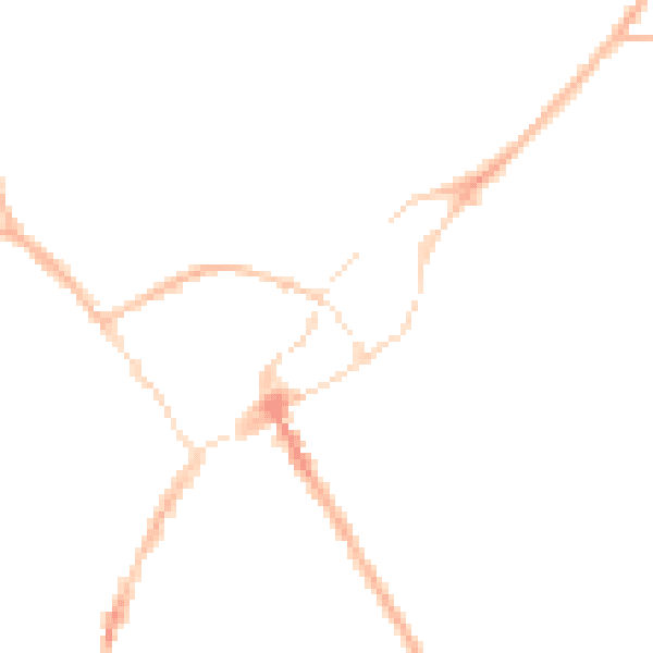 Night-time road noise heatmap for SY11 1QN
