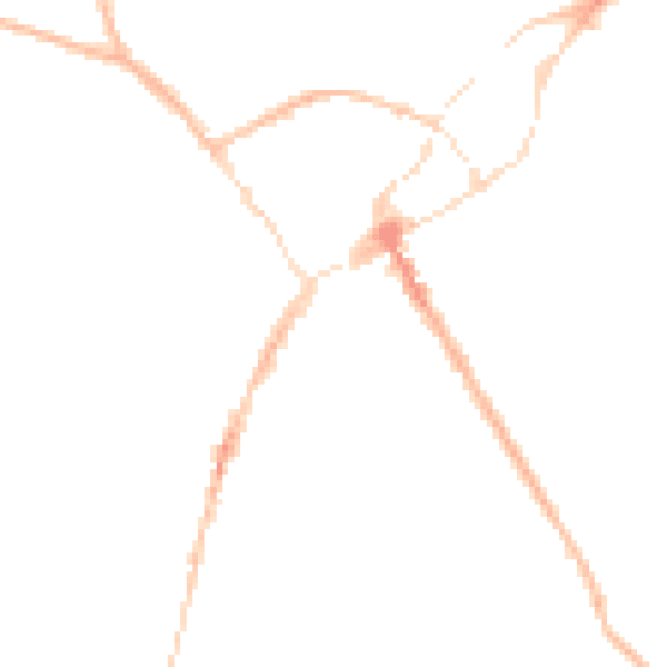 Night-time road noise heatmap for SY11 2PA