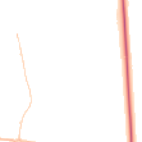 Night-time road noise heatmap for SY11 2UE