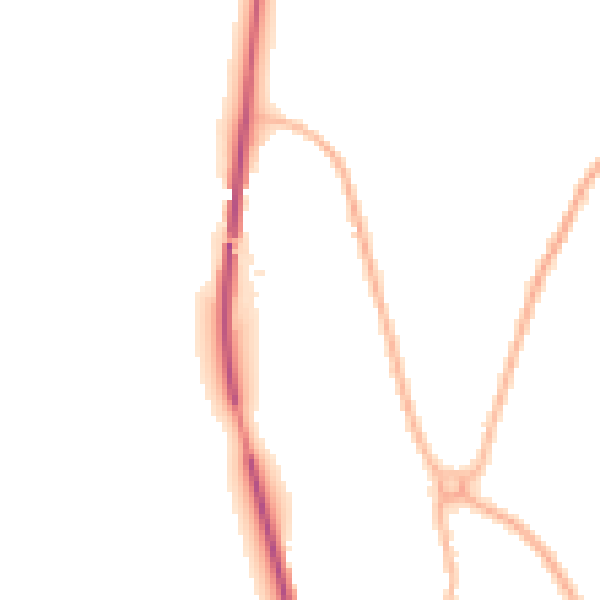 Night-time road noise heatmap for SY11 3LJ