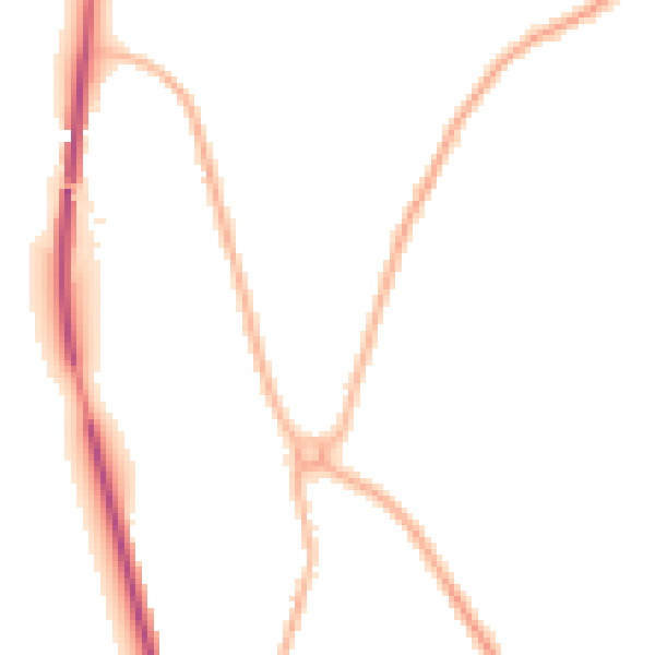 Night-time road noise heatmap for SY11 3PQ