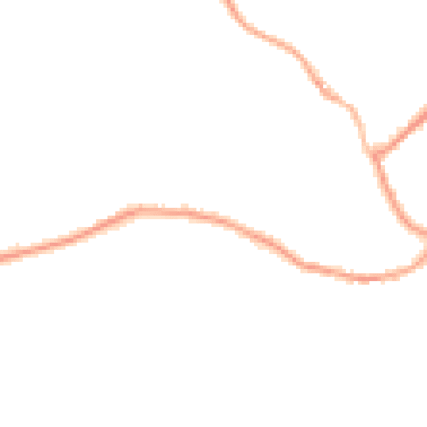 Night-time road noise heatmap for SY11 4BJ