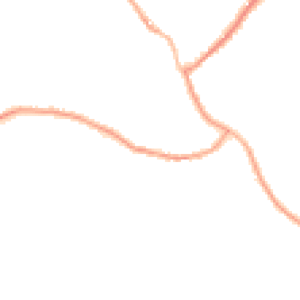 Night-time road noise heatmap for SY11 4BT