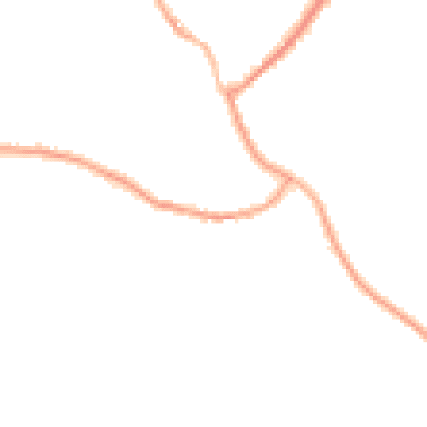 Night-time road noise heatmap for SY11 4BY