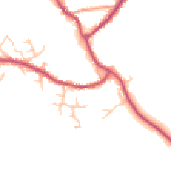 Daytime road noise heatmap for SY11 4DA