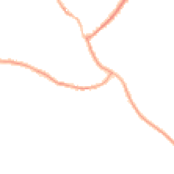 Night-time road noise heatmap for SY11 4DA