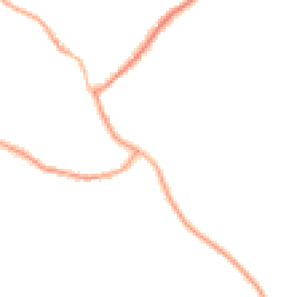 Night-time road noise heatmap for SY11 4DD