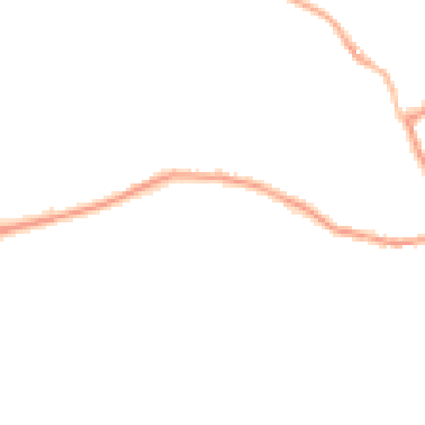 Night-time road noise heatmap for SY11 4DY