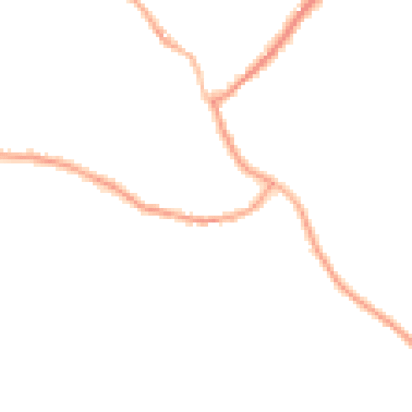 Night-time road noise heatmap for SY11 4FA