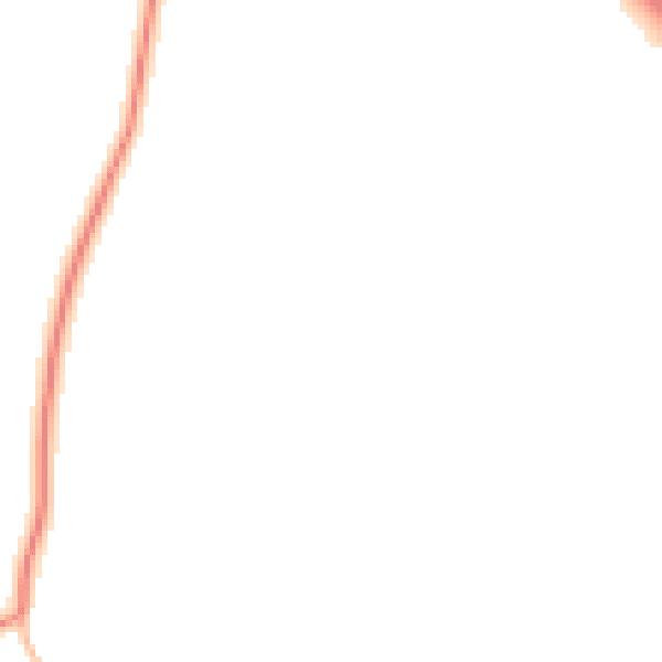 Daytime road noise heatmap for SY11 4JG