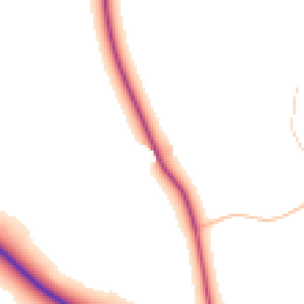 Daytime road noise heatmap for SY11 4LJ