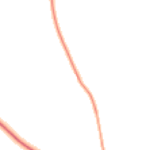 Night-time road noise heatmap for SY11 4LJ