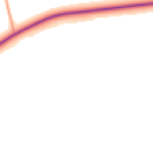 Daytime road noise heatmap for SY11 4NS