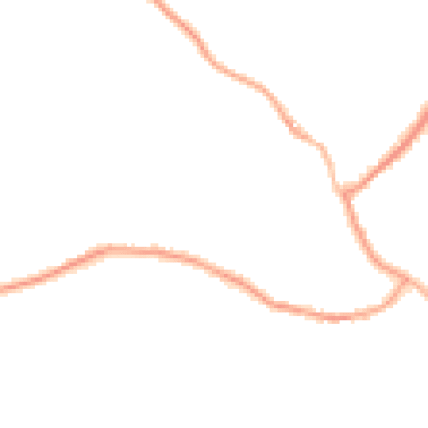 Night-time road noise heatmap for SY11 4PN