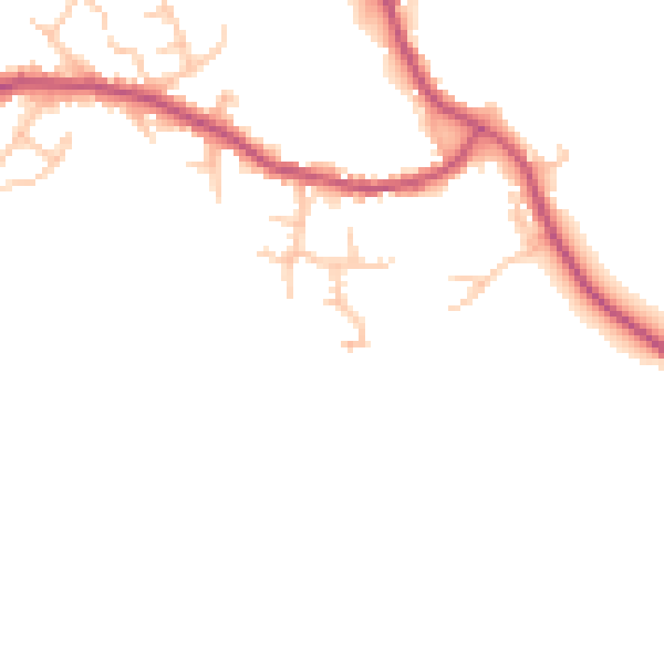 Daytime road noise heatmap for SY11 4PT