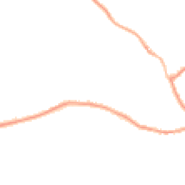 Night-time road noise heatmap for SY11 4PX