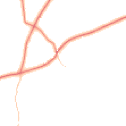 Daytime road noise heatmap for SY14 7AE