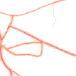 Daytime road noise heatmap for SY14 7BB