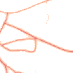 Daytime road noise heatmap for SY14 7BD
