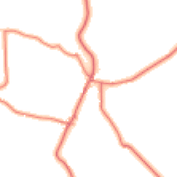 Daytime road noise heatmap for SY14 7BF