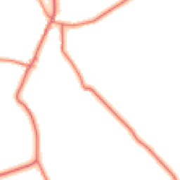 Daytime road noise heatmap for SY14 7BH