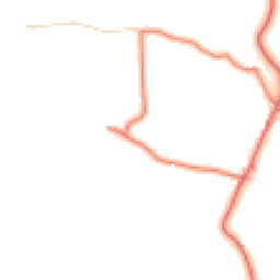 Daytime road noise heatmap for SY14 7BW