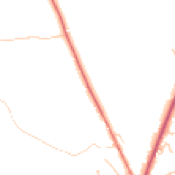 Daytime road noise heatmap for SY14 7DE