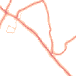 Daytime road noise heatmap for SY14 7DR