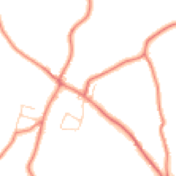 Daytime road noise heatmap for SY14 7DT