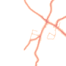 Daytime road noise heatmap for SY14 7HD
