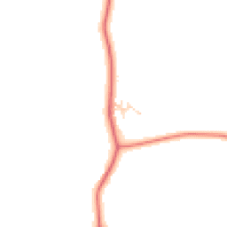 Daytime road noise heatmap for SY14 7JG