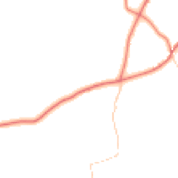 Daytime road noise heatmap for SY14 7NF