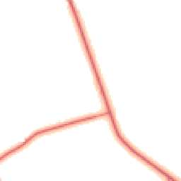 Daytime road noise heatmap for SY14 8AQ