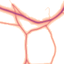 Daytime road noise heatmap for SY14 8AS