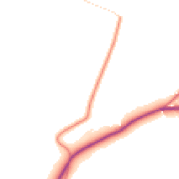 Daytime road noise heatmap for SY14 8BY