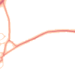 Daytime road noise heatmap for SY14 8DQ