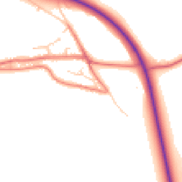Daytime road noise heatmap for SY14 8DR
