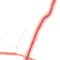 Daytime road noise heatmap for SY14 8EU