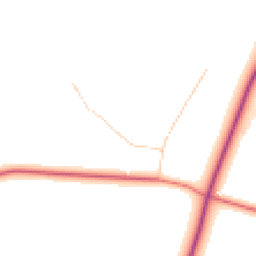 Daytime road noise heatmap for SY14 8EX