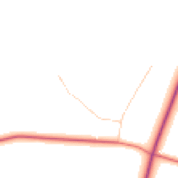 Daytime road noise heatmap for SY14 8HA