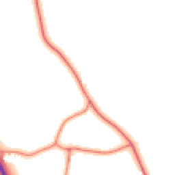 Daytime road noise heatmap for SY14 8LH