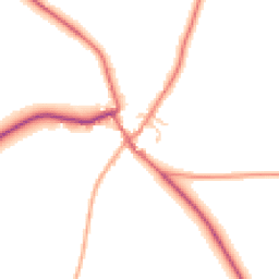 Daytime road noise heatmap for SY15 6BJ