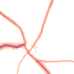 Daytime road noise heatmap for SY15 6BN