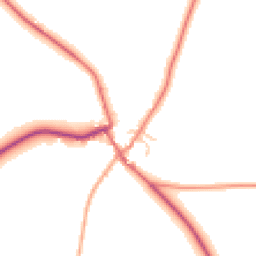 Daytime road noise heatmap for SY15 6EP